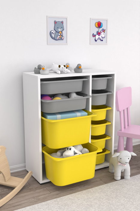 Hanah Home Zen 2D2K6U - Blanco, Gris, Amarillo